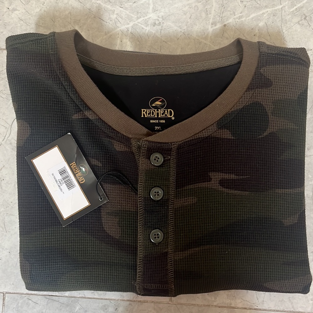 NWT RedHead como shirt for outdoor enthusiast size 2XL